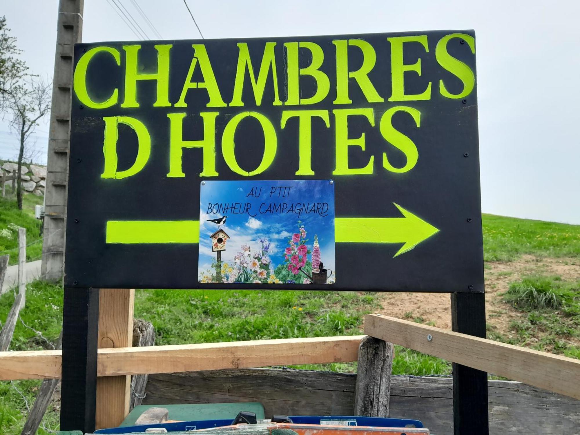 Chambres D Hotes Au P'Tit Bonheur Campagnard Jarnosse Eksteriør bilde